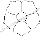 flower stained glass pattern