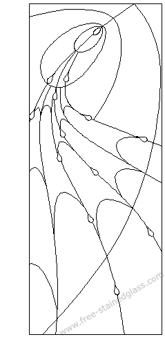 stained glass window pattern