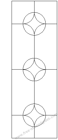 stained glass fire screen pattern