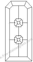 art deco stained glass